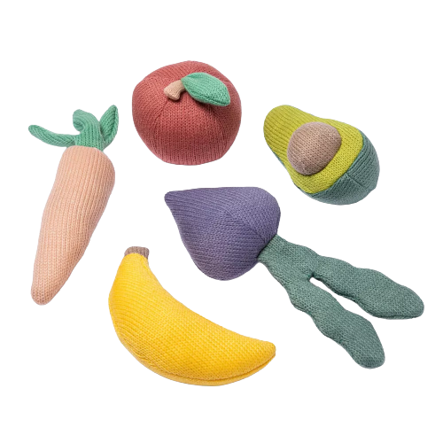 Fruit and Veggie Soft Toy Set - Cloud Island – BeToyHouse