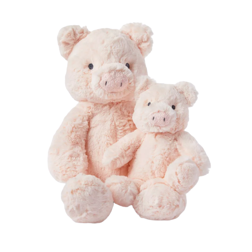 Pig Plush Animal with Mini Plush Pig Stuffed Animal Toy - Pink - 2pc -  Cloud Island™