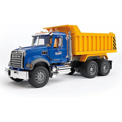 Bruder 02815 MACK Granite Dump Truck for Construction and Farm Pretend Play