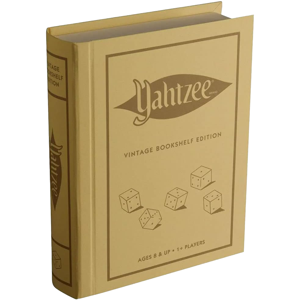 WS Game Company Yahtzee Vintage Bookshelf Edition