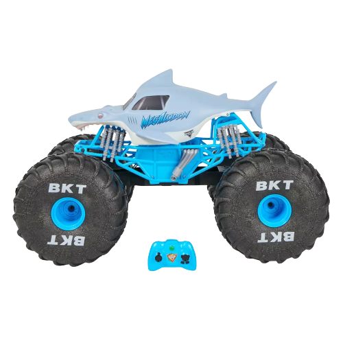Monster Jam Official Mega Megalodon All-Terrain Remote Control Monster Truck with Lights - 1:6 Scale