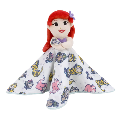 Disney Ariel and Princess Lovey Security Reversible Blanket