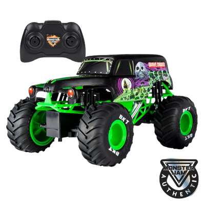 Monster Jam Official Grave Digger Remote Control Truck 1:15 Scale, 2.4GHz