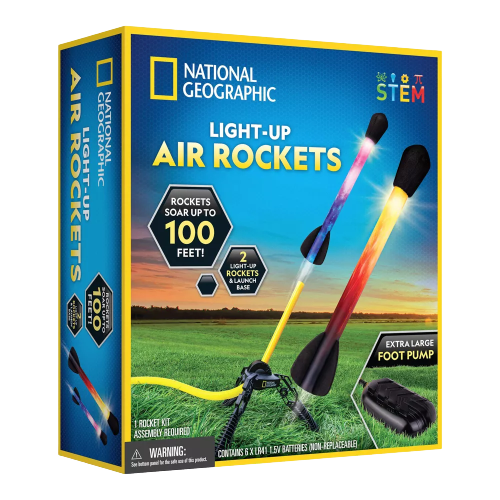 National Geographic Light Up Air Rockets Activity Set