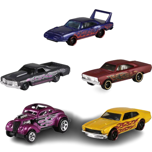 Hot Wheels Diecast Cars - 5pk (Colors May Vary)