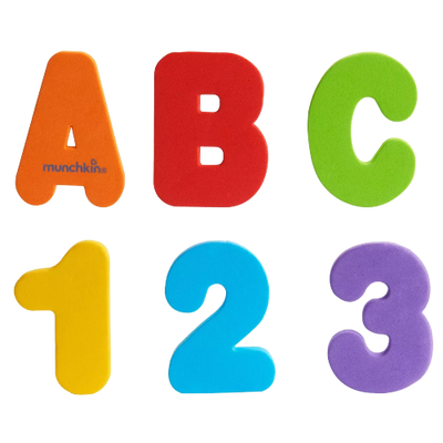 Munchkin Bath Letters and Numbers - 36ct Bath Toy Set