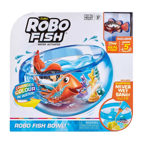 Robo Fish Robotic Swimming Pets Fish Tank Playset by ZURU