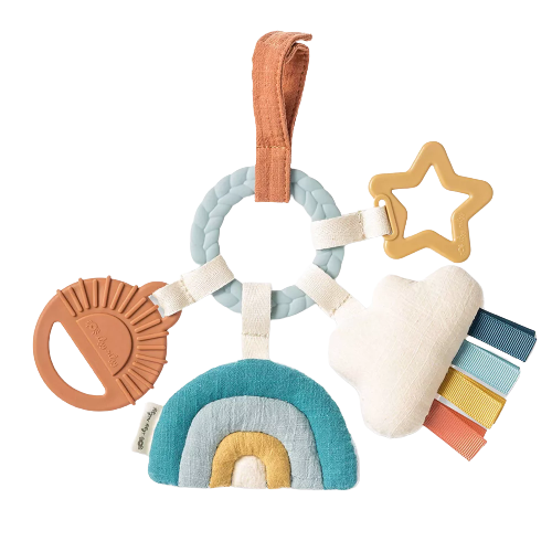 Itzy Ritzy Bitzy Busy Ring Teething Activity Toy - Cloud