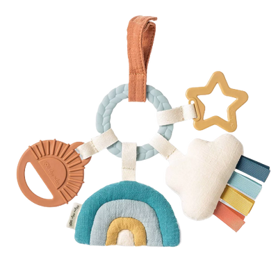 Itzy Ritzy Bitzy Busy Ring Teething Activity Toy - Cloud
