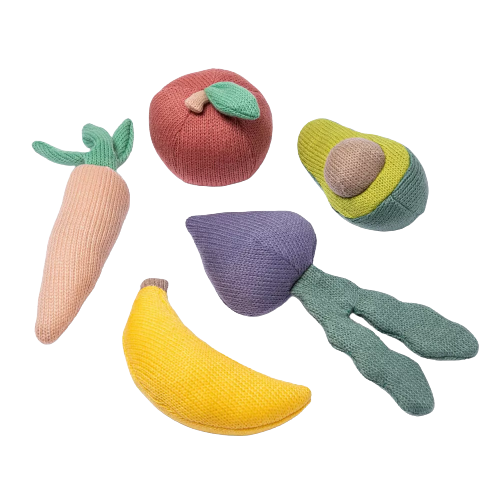Fruit and Veggie Soft Toy Set - Cloud Island