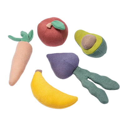 Fruit and Veggie Soft Toy Set - Cloud Island