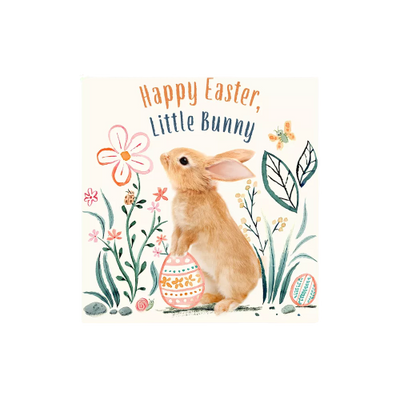 Happy Easter, Little Bunny - (Baby Animal Tales) by Amanda Wood (Board Book)