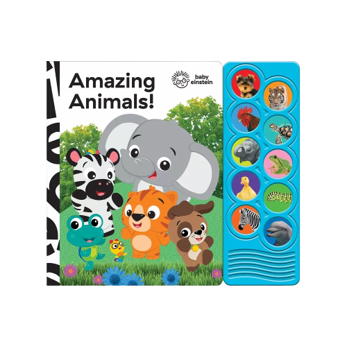 Baby Einstein Amazing Animals 10 Button Sound Book (Board Book)