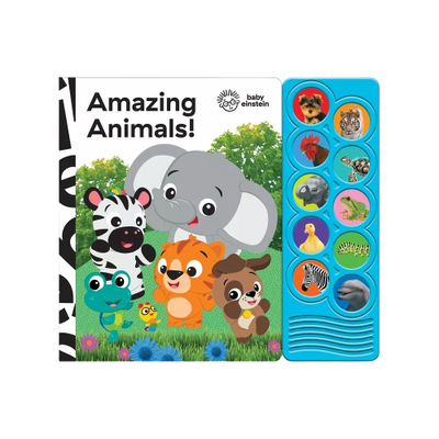 Baby Einstein Amazing Animals 10 Button Sound Book (Board Book)