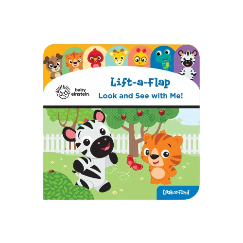 Baby Einstein Look and See with Me! Lift-a-Flap Look and Find (Board Book)