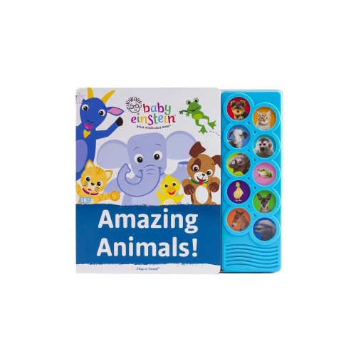 Baby Einstein - Amazing Animals! Listen and Learn 10-Button Sound (Board Book)