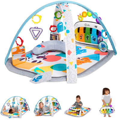 Baby Einstein 4-in-1 Kickin' Tunes Music and Language Discovery Play Gym