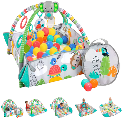 Bright Starts 5-In-1 Your Way Ball Play Activity Gym & Ball Pit - Totally Tropical