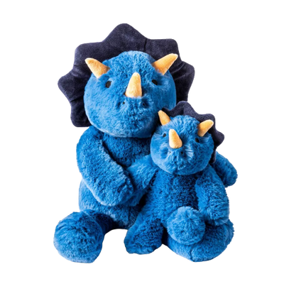 Blue Dinosaur Plush Animal with Mini Plush - 2pk - Cloud Island™