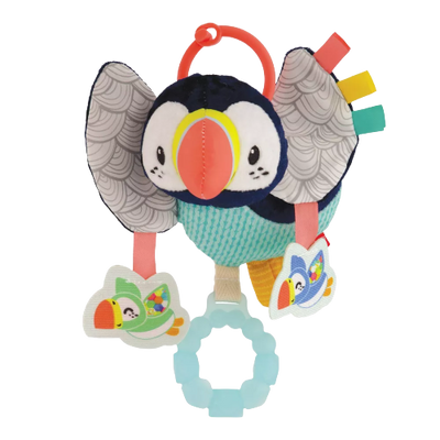 Infantino Go Gaga! Jittery Puffin Baby Toy