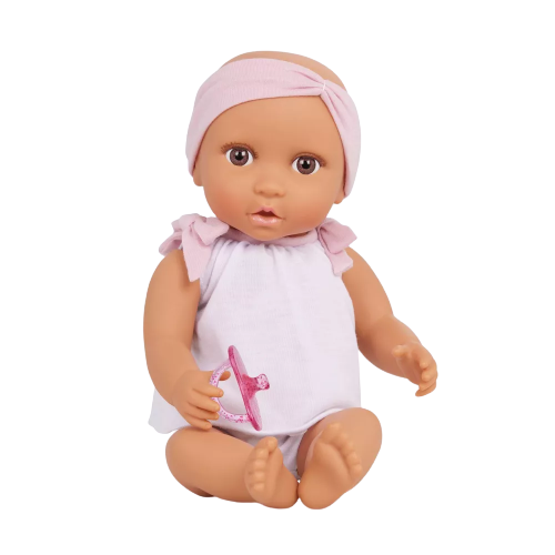 babi by Battat 14" Baby Doll with 2pc Body Suit & Pink Headband