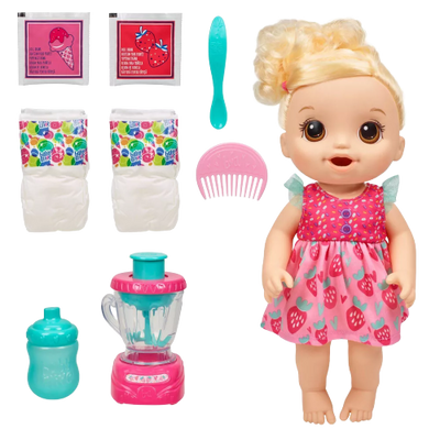 Baby Alive Magical Mixer Baby Doll - Strawberry Shake