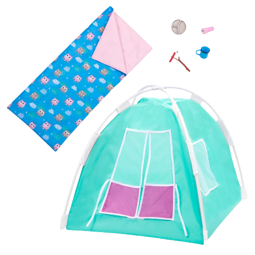 Our Generation Camping Accessory Set for 18" Dolls - Happy Camper