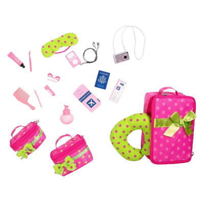 Our Generation Travel Luggage and Accessory Set