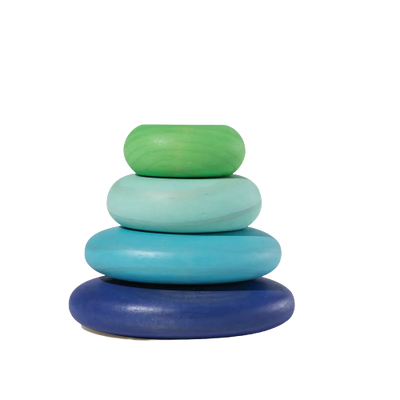 Lovevery Wooden Stacking Stones - 4ct