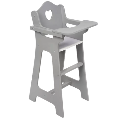 Badger Basket Doll High Chair - Executive Gray