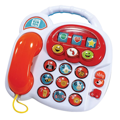 Nothing But Fun Toys Fun Time Musical Telephone with Lights & Sounds