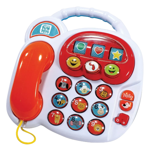 Nothing But Fun Toys Fun Time Musical Telephone with Lights & Sounds