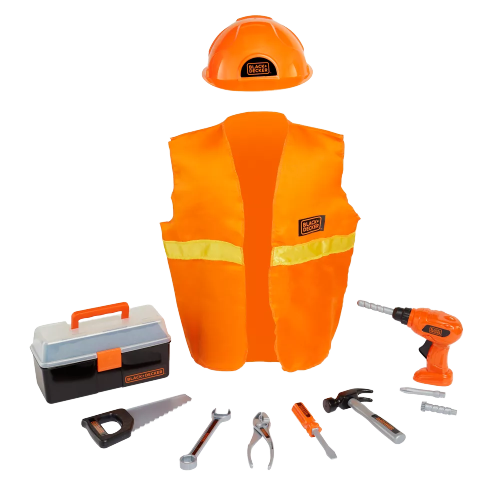 BLACK+DECKER Junior Carpenter Dress Up Set - 12pc