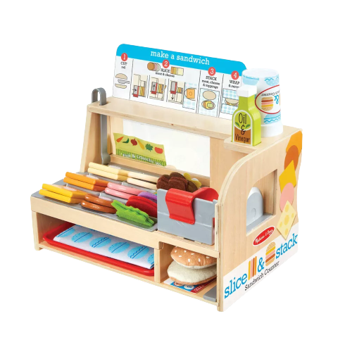 Melissa & Doug Slice & Stack Sandwich Counter