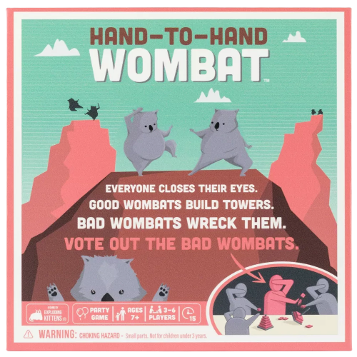 Hand-to-Hand Wombat Game by Exploding Kittens