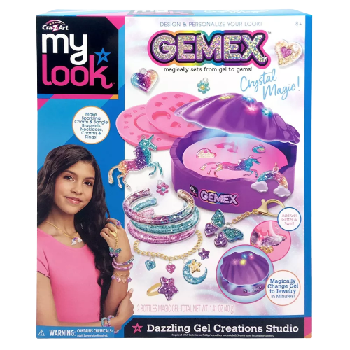 My Look Gemex Dazzling Gel Creations Studio Craft Activity Kit