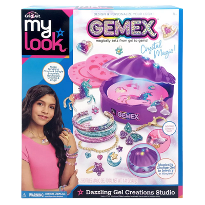 My Look Gemex Dazzling Gel Creations Studio Craft Activity Kit