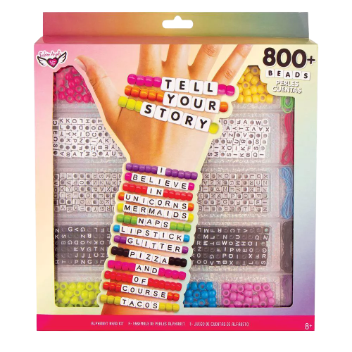 Fashion Angels Alphabet Bead Kit 800+ Beads