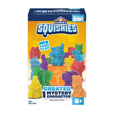 Elmer's Squishies DIY Toy Activity Kit with Mystery Character