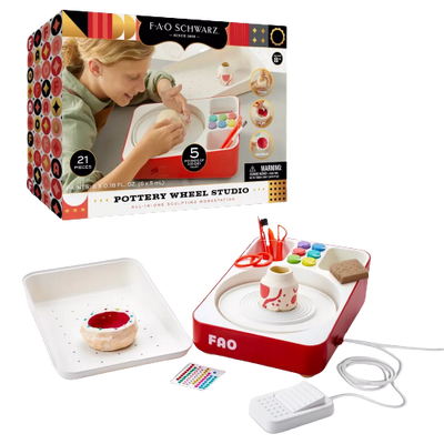 FAO Schwarz Pottery Wheel Studio All-In-One Sculpting Workstation