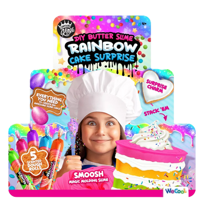 Compound Kings DIY Butter Slime Rainbow Cake Surprise