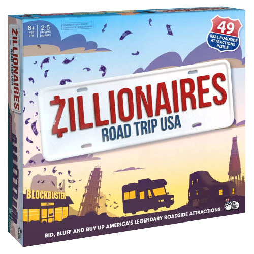 Big Potato Zillionaires Road Trip USA Board Game