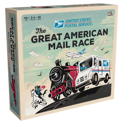 Big Potato USPS The Great American Mail Race Board Game