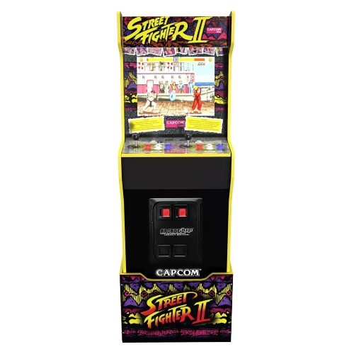Arcade1Up Capcom Street Fighter II Home Arcade with Riser