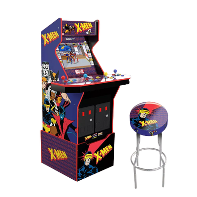 Arcade1Up Marvel X-Men Home Arcade with Stool and Riser