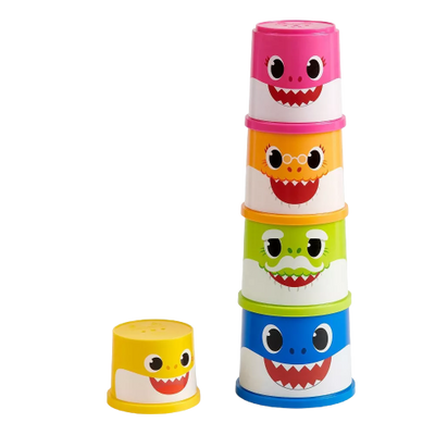 Baby Shark Stack and Play Cups - 5ct