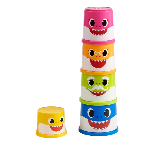 Baby Shark Stack and Play Cups - 5ct
