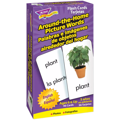 TREND Around-the-Home/Palabras (EN/SP) Skill Drill Flash Cards