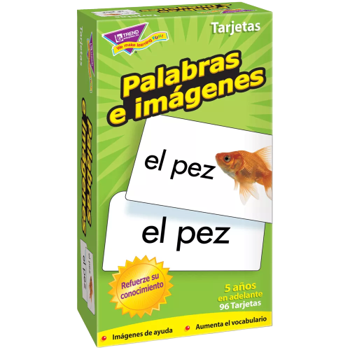 TREND Palabras e imagenes (SP) Skill Drill Flash Cards