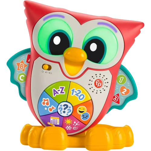 Fisher-Price Linkimals Light Up & Learn Owl Interactive Musical Learning Toy